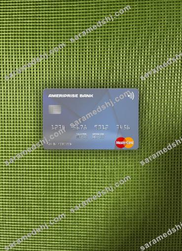 USA Ameriprise Bank mastercard photolook front